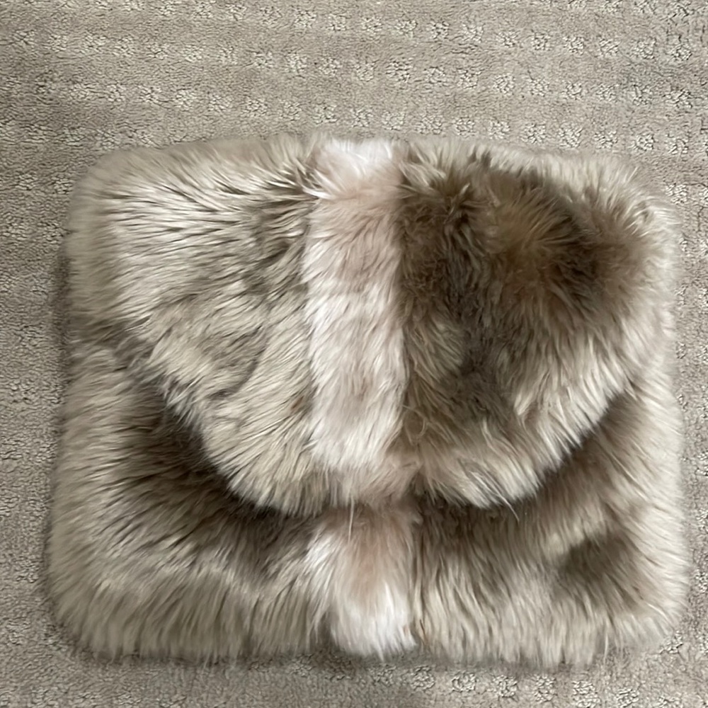 Remi/Reid large furry clutch from Anthropology.